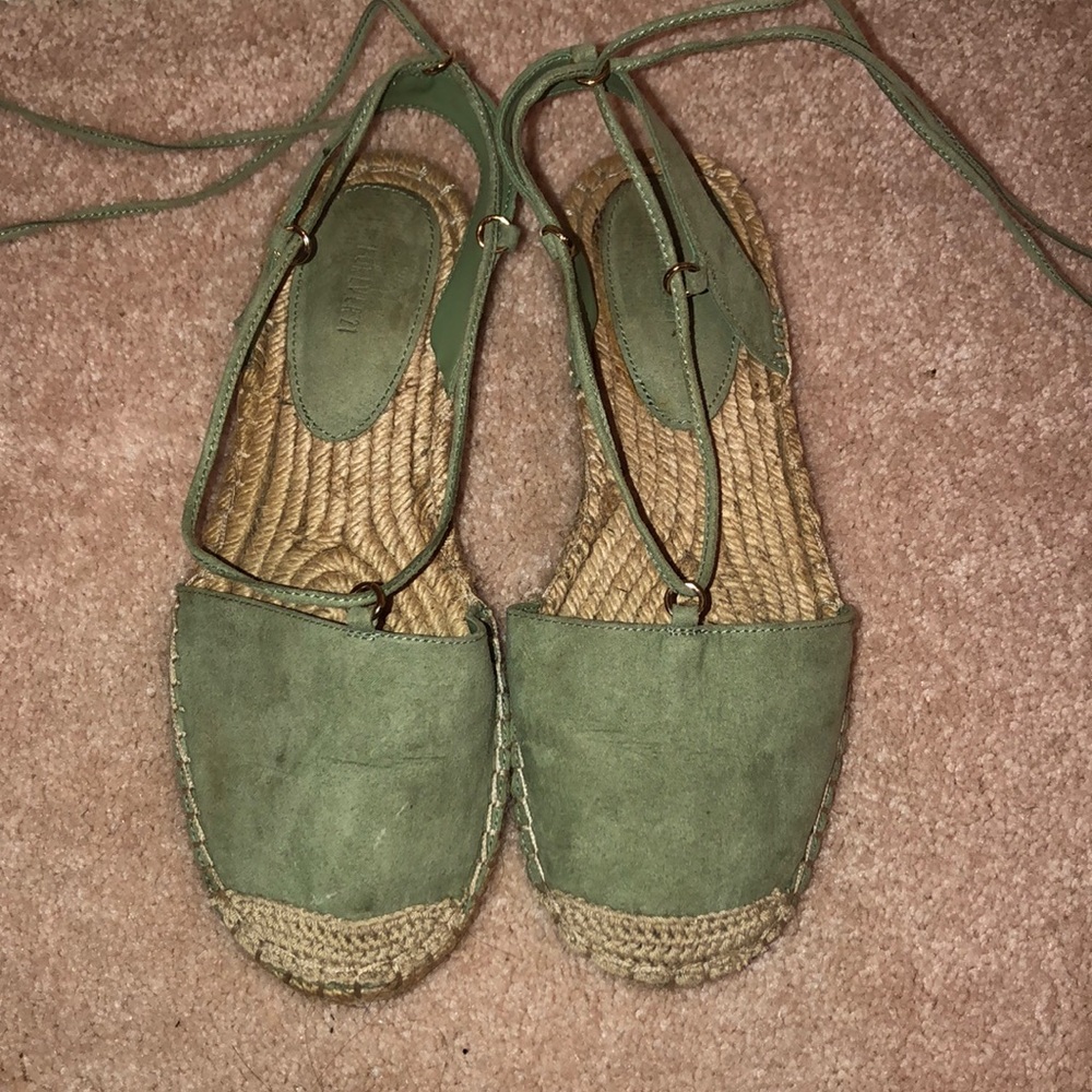 espadrille lace up sandals